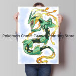 Pokémon Rayquaza Canvas Art