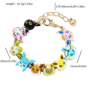 Pokémon Enamel Bead Bracelet – Cute