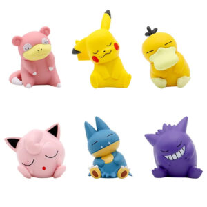 Pokémon "Shoulder-to-Shoulder Sleep" 6pcs Figure Set